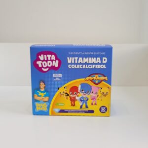 POLIVITAMINICO VITAMINA D VITATOON LUCCAS NETO SABOR MARACUJÁ 30GOMAS
