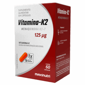 VITAMINA - K2 125mcg 60 capsulas - MAXINUTRI