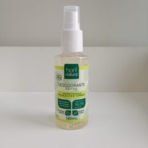 DESODORANTE SPRAY (ÓLEOS ESSENCIAIS DE MELALEUCA E TORANJA) 120ML  - BONI NATURAL