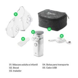 EASY AIR INALADOR MESH PORTÁTIL (HC215) - MULTILASER