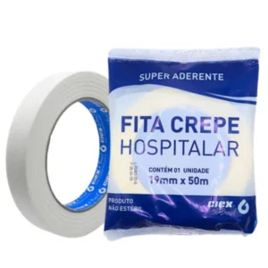 FITA CREPE HOSPITALAR 16MM X 50M - CLEP