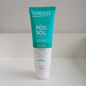 LOÇÃO PÓS SOL CAMOMILA E ALOE VERA SUNLESS 120G - FARMAX