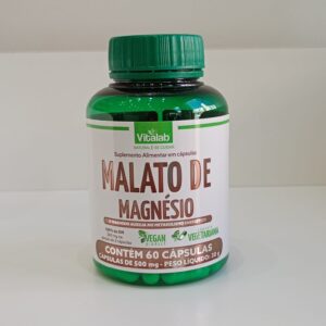 MALATO MAGNÉSIO VEGANO 60 CÁPSULAS  - VITALAB