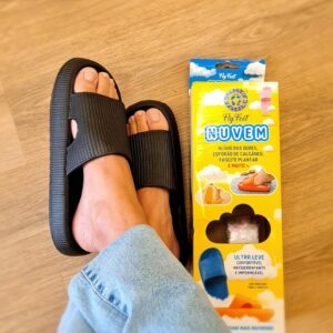 SANDALIA FLY FEET NUVEM PRETO 38/39 (AC049) - ORTHO PAUHER