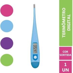 TERMOMETRO  CLINICO DIGITAL COLORIDO - MULTILASER