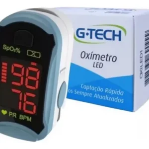OXÍMETRO DIGITAL PARA DEDO Branco/azul - G-TECH