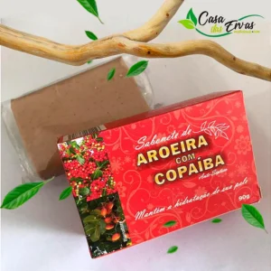 SABONETE DE AROEIRA COM  COPAÍBA 90G - BIONATURE