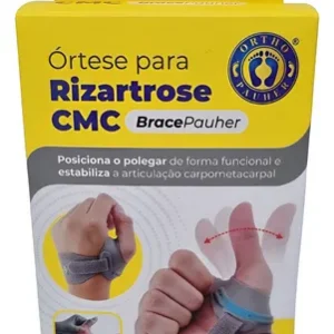 TALA ORTOPÉDICA PARA RIZARTROSE CMC  TAMANHO P/M ESQUERDO -  ORTHO PAUHER