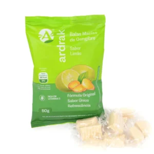 BALAS MACIAS DE GENGIBRE LIMÃO 50G ARDRAK