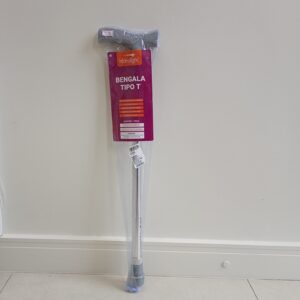 BENGALA DE ALUMÍNIO REGULÁVEL APOIO CINZA  ATÉ 100KG (SC500) - HIDROLIGHT