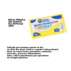 BOLSA TERMICA GEL HOTCOLD NAO CONGELA (AC-073) 400G - ORTHO PAUHER