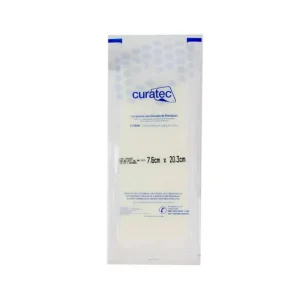 COMPRESSA COM EMULSÃO DE PETROLATUM  (7,6CM X 20,3CM) - CURATEC