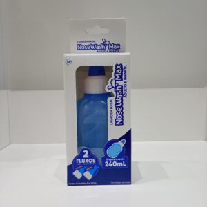 DISPOSITIVO LAVAGEM NASAL MAX 240ML ADULTO E INFANTIL - NOSEWASH