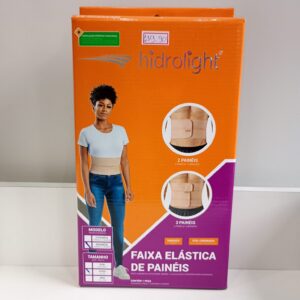 FAIXA ELASTICA ABDOMINAL 3 PAINEIS G/GG (OR1406_2) - HIDROLIGHT