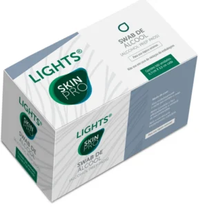 LENÇO UMEDECIDO COM ÁLCOOL LIGHTS SWAB  100 UNIDADES  - HARTMANN