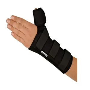 TALA PUNHO E POLEGAR  PRETA DIREITA  M  -  ORTOGRAN