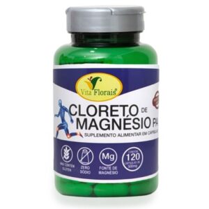 CLORETO DE MAGNÉSIO PA  120 CÁPSULAS -  VITA FLORAIS
