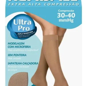 MEIA   ALTA COMPRESSÃO SEM PONTEIRA   3/4   30-40 MMHG TAMANHO P COR MEL -  KENDALL