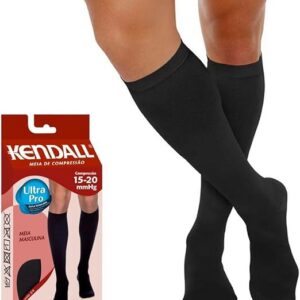 MEIA   COMPRESSIVA MASCULINA  3/4   15-20 MMHG TAMANHO G COR MARINHO -  KENDALL