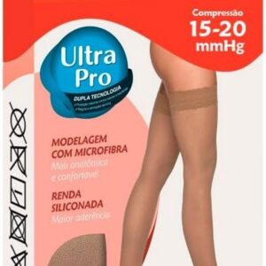 MEIA COMPRESSIVA RENDA  7/8 15-20 MMHG TAMANHO M COR MEL - KENDALL