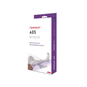 MEIA PREVENÇÃO TROMBOEMBOLISMO 3/4  TAMANHO P (Pé aberto 18mmhg) BRANCA  - VENOSAN