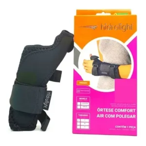 ÓRTESE COMFORT  COM  POLEGAR ESQUERDO PRETO P (1022B) - HIDROLIGHT