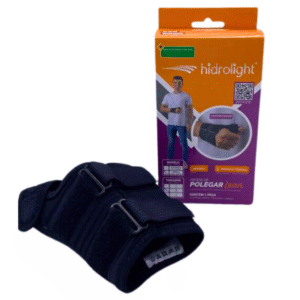 TALA PARA POLEGAR LEAN ESQUERDA PRETA TAMANHO P  - HIDROLIGHT