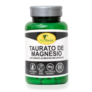 TAURATO DE MAGNÉSIO  60 CÁPSULAS - VITA FLORAIS