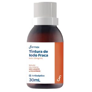 TINTURA DE IODO 2% 30ML - FARMAX