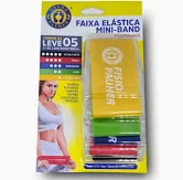 FAIXA ELASTICA MINI BAND FISIO-PAUHER (5 unidades)  - ORTHO PAUHER