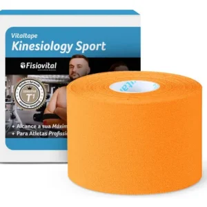 KINESIOLOGY SPORTS LARANJA VITALTAPE 5CM X 5MT - FISIOVITAL