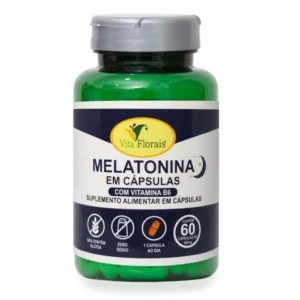 MELATONINA 500 MG COM VITAMIINA B6 60 CÁPSULAS - VITA FLORAIS