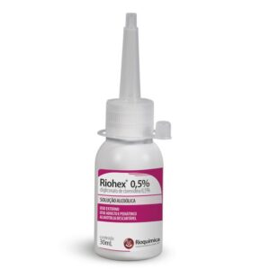 DIGLICONATO DE CLOREXIDINA ALCOÓLICA 0,5% 100ML - RIOHEX