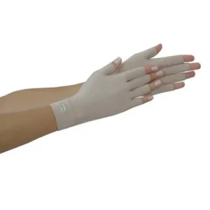 LUVA CURTA DE PROTEÇÃO SOLAR P/M  (50+) 1/2 DEDO - FAMARA