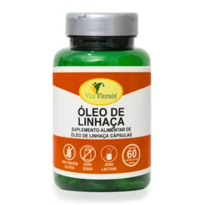 ÓLEO DE LINHAÇA 60 CÁPSULAS 1000MG - VITA FLORAIS