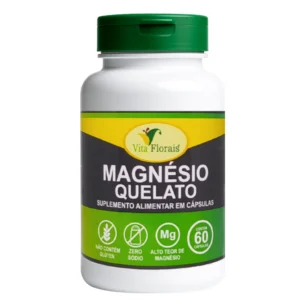 MAGNÉSIO QUELATO 60 CÁPSULAS - VITA FLORAIS