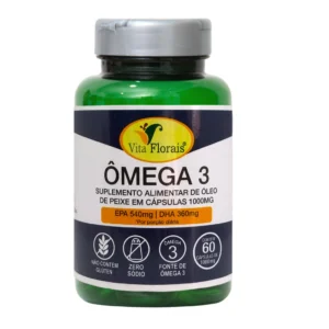 ÔMEGA 3 1000MG TG COM 60 CÁPSULAS - VITA FLORAIS