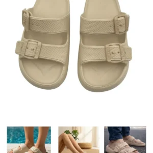 SANDALIA FLY FEET NUVEM CITY BEGE 42/43 (AC356) - ORTHO PAUHER